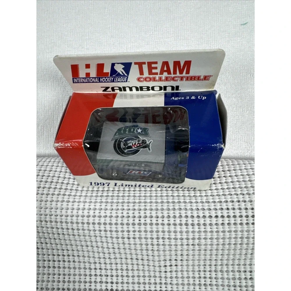 1997 White Rose IHL Houston Aeros Zamboni Die-Cast Limited Edition Vintage
